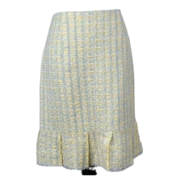 Ricky Freeman for Teri Jon skirt size 12 woven - Picture 1 of 9